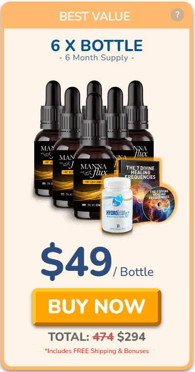 Buy MannaFlux 6 Bottle